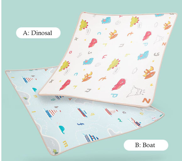 Baby Play Mat 180x200x2.0 cm- Dinosaul and boat