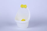 Perfect Love Bear Cute Training Urinal for boys with Whirling Target - yellow