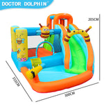 Doctor Dolphin Inflatable Castle - water bee