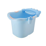 Big hippo Bath tub with cup - blue