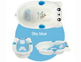 LOVE BEAR newborn baby bath tub with support - Sky blue