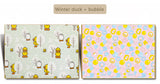 Foldable Baby Play Mat - Winter duck and Bubbles